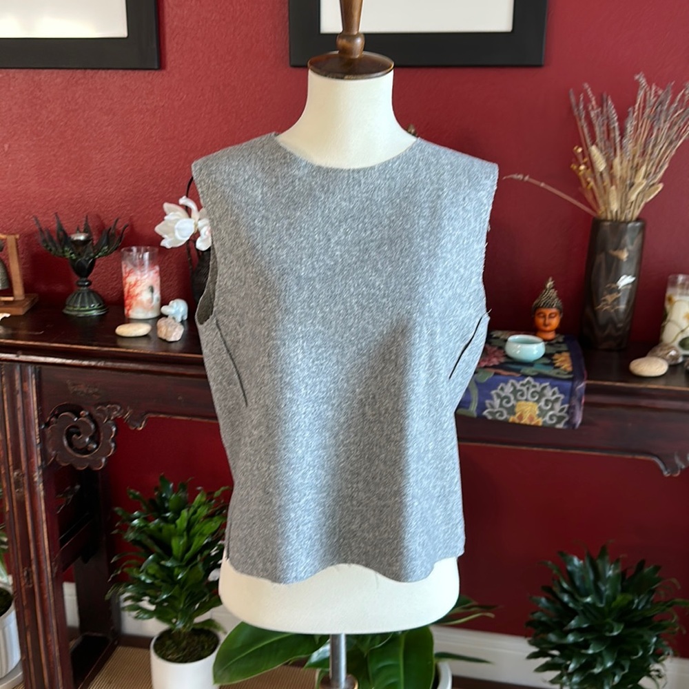 COS grey wool vest